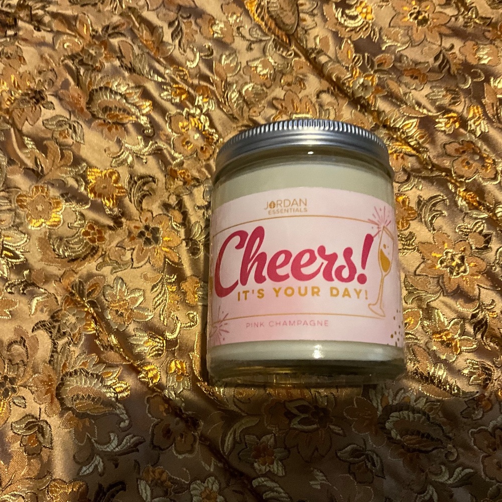 Cheers Candle Pink Citrus Soy Aromatherapy Candle - Jordan Essentials